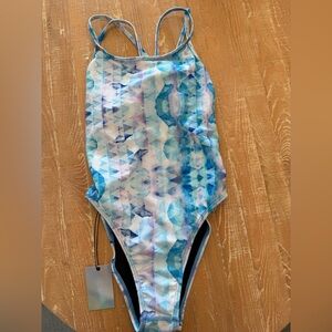 Jolyn Muray Style Pastel Geometric One Piece